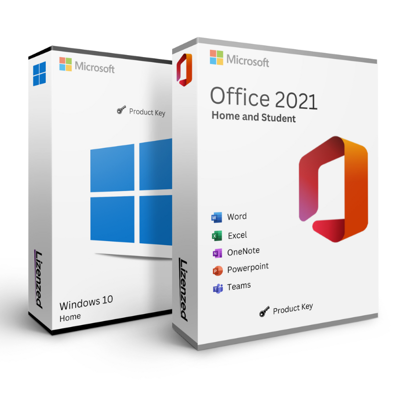 Windows 10 Home + Office 2021 Home & Student